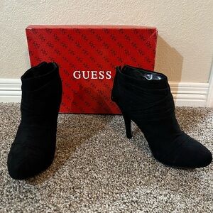 GUESS Women's Black Ankle Boots
